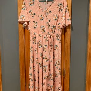 Piphany Faux-wrap Dress XL